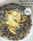 Soup quinoa cua xào tỏi