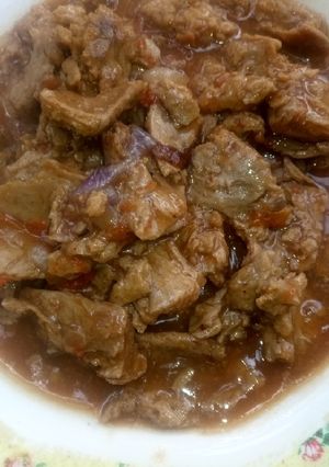 A picture of Sosi stew,# 4 weeks challenge#.