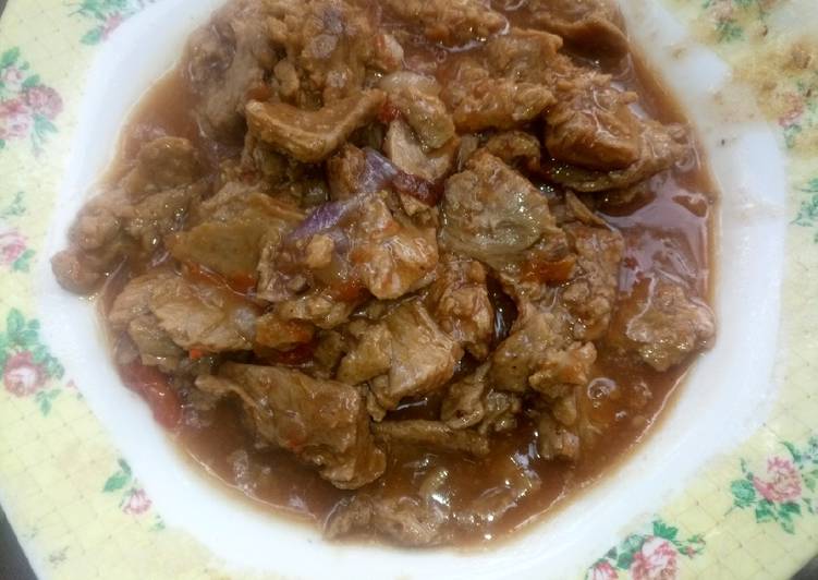 Recipe of Favorite Sosi stew,# 4 weeks challenge#