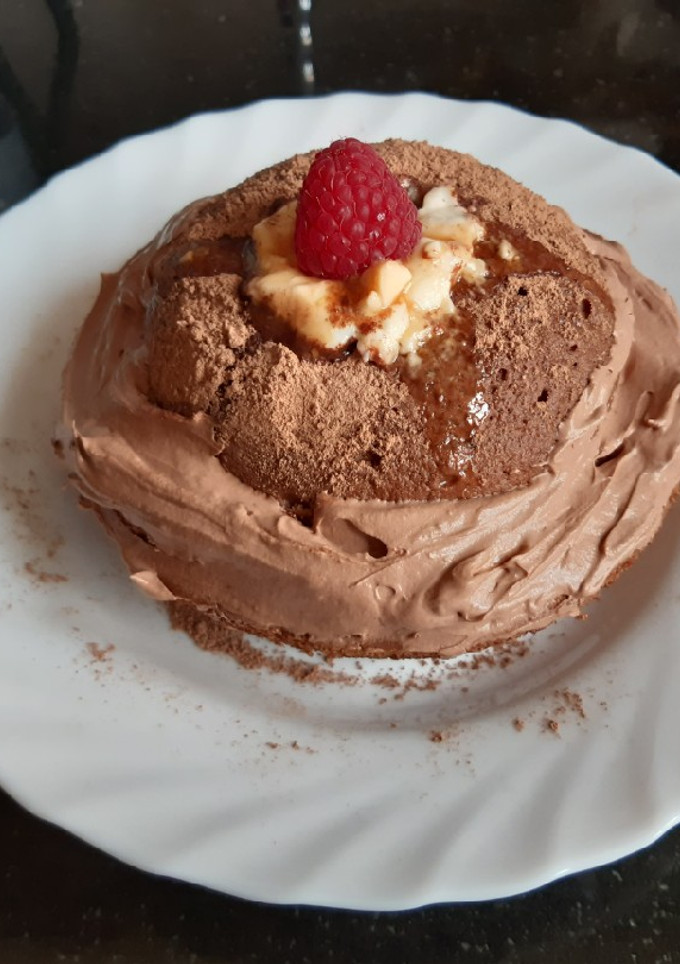 Una foto de Bizcocho rápido de chocolate