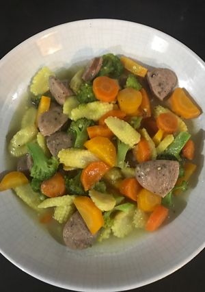 Foto resep Capcay sosis