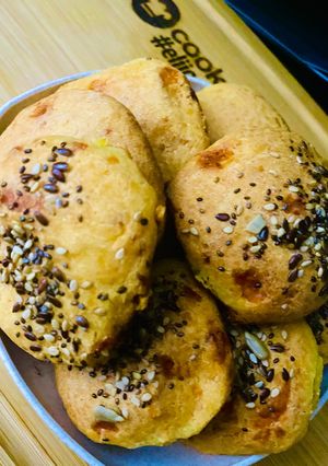 Una foto de CHIPACITOS DE BATATA (con #fecula de mandioca y quesos)