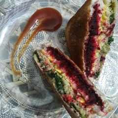 A picture of Rainbow sandwich.