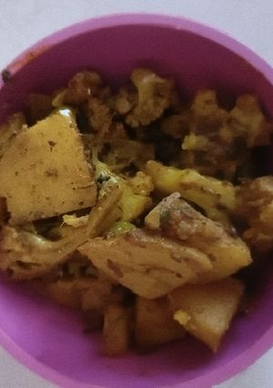 A picture of Fry gobhi.