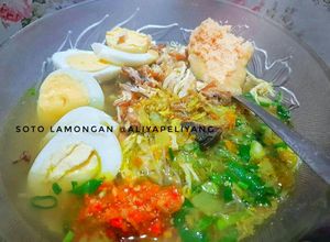 Foto resep Soto ayam lamongan dg bubuk koya