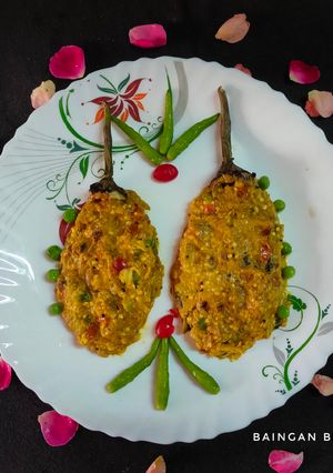 A picture of Masala Baingan Bharta.