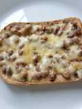 Natto Mayo Cheese Toast (ขนมปังปิ้งหน้านัตโตะมายองเนสชีส)