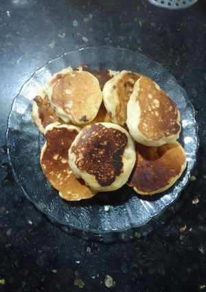 Una foto de Hotcakes de zanahoria saudables con batidora