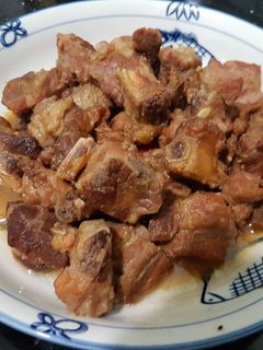Hình của món SP.0233 - Sườn Ram Tỏi.