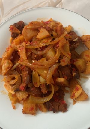 Foto resep Dendeng Balado Basah