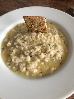 Una foto de Risotto al parmesano