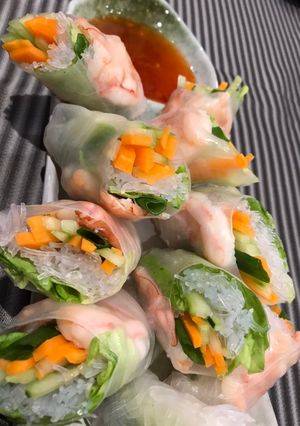 Una foto de Rollitos vietnamitas