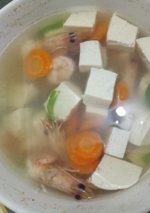 Foto resep Sop Udang Wortel Tahu