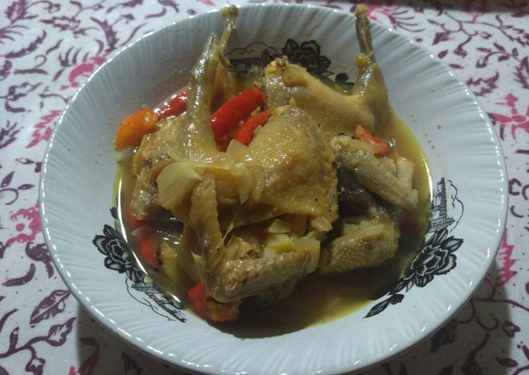 Bagaimana Membuat Puyuh kuah pedas Anti Gagal