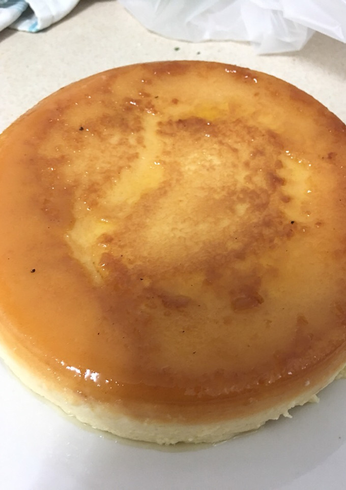 Una foto de Flan 3 leches en baño María (olla express)