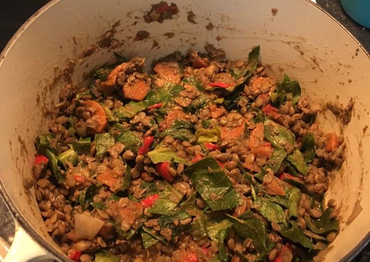 Easy Green lentil curry for babies &amp; adults