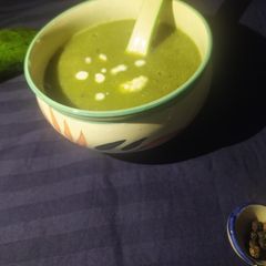 A picture of Snake Guard Soup.