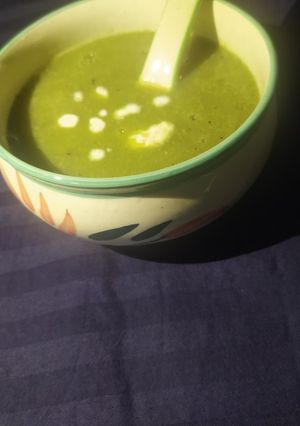 A picture of Snake Guard Soup.