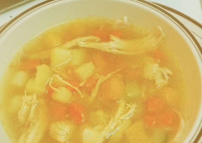 Chicken and vegetable soup