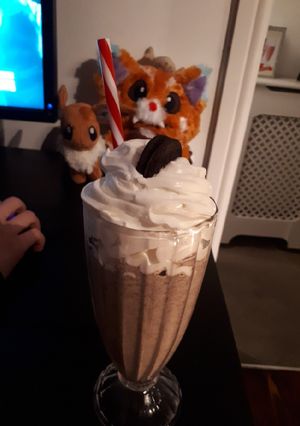 A picture of Oreo milkshake.