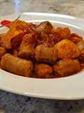 Salchichas guisadas