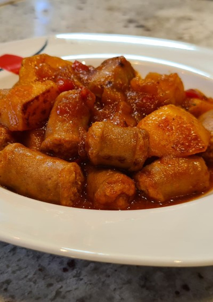 Una foto de Salchichas guisadas