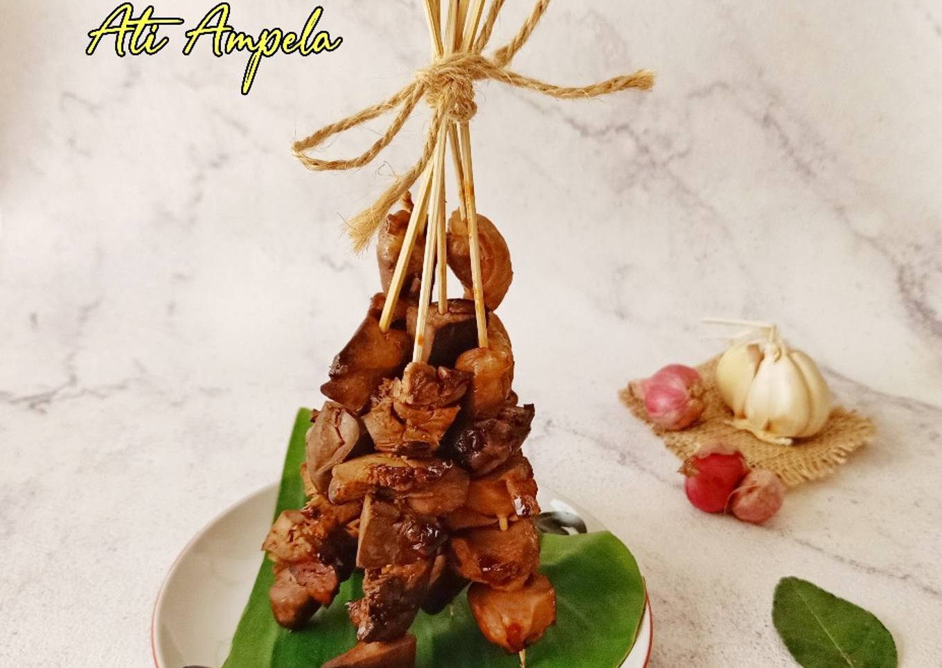 Sate Ati Ampela (Pendamping Soto)