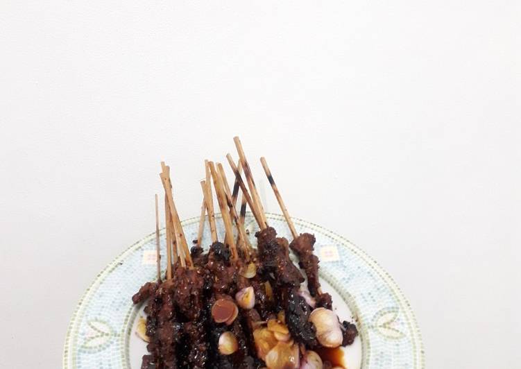 Sate kambing rumahan