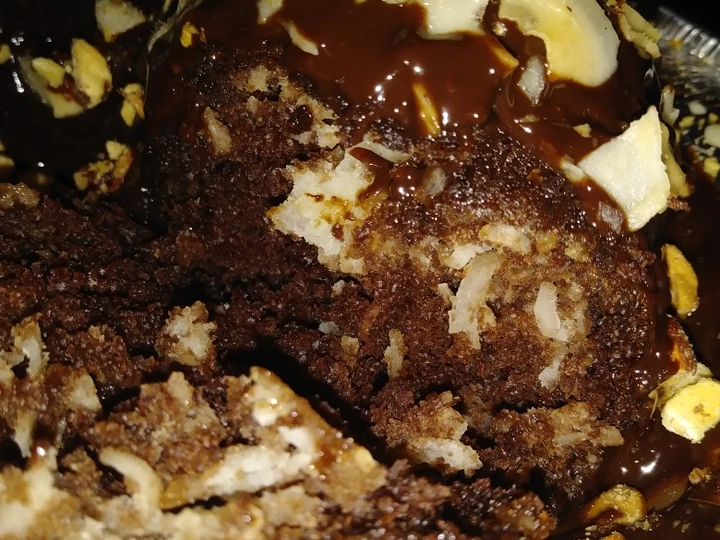 Recipe Fudgy Almond Joy Stuffed Bundt Cake the So Delicious Really delicious