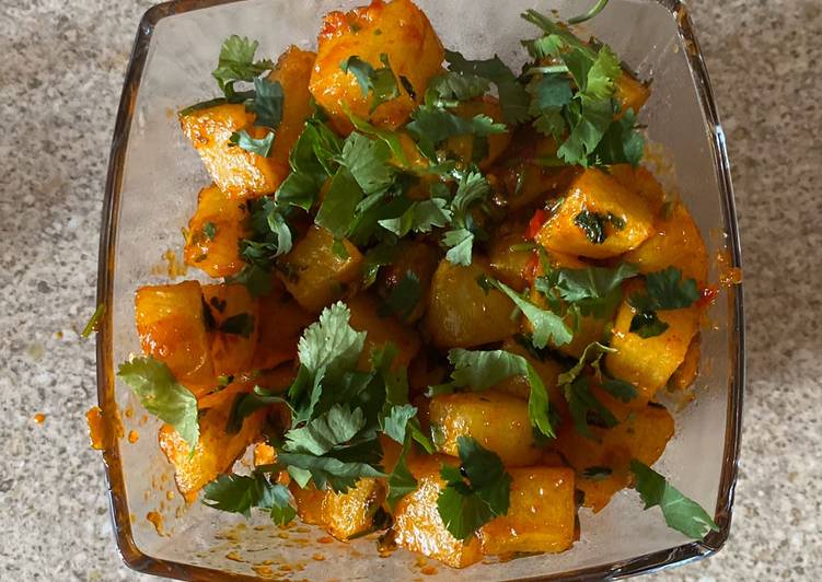 Steps to Prepare Quick Spicy potatoes