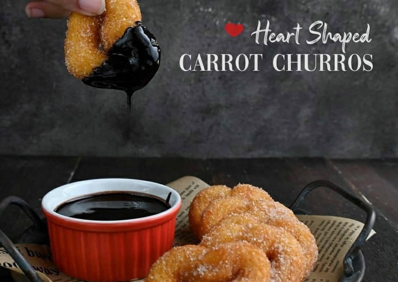 Resep Heart Shaped Carrot Churros