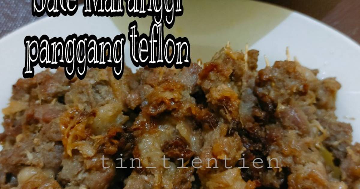 Resep Sate Maranggi Panggang Teflon Oleh Tin Tientien Cookpad