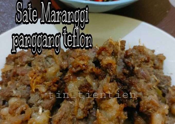 Cara Gampang Membuat Sate Maranggi Panggang Teflon, Sempurna