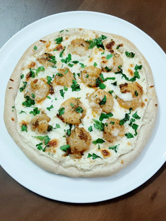 عکسی از دستور پیتزا میگو 🍕🍤