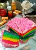 Rainbow cake ekonomis