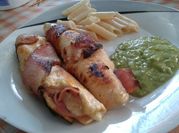 Una foto de pavo desmenuzado