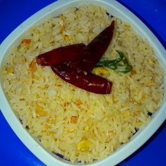 A picture of Egg fried rice.
