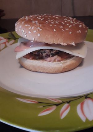 Babpogácsás vega burger recept fotója