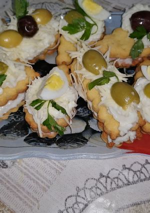 صورة لوصفة مملحات بكريمة الجبن