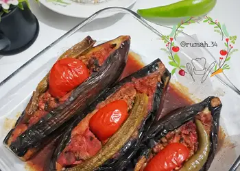 Resep Mudah Resep Karnıyarık (Terong Isi Daging ala Turki) Praktis Enak