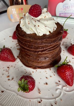 A picture of Chocolate Pancakes.