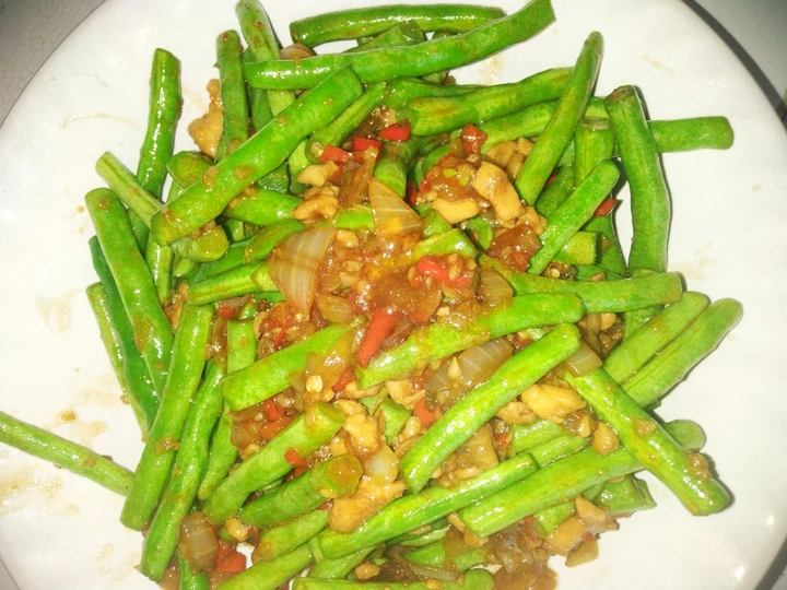 Langkah Gampang Membikin Resep  Tumis buncis ala singapore yang Lezat Sekali, Lezat Sekali