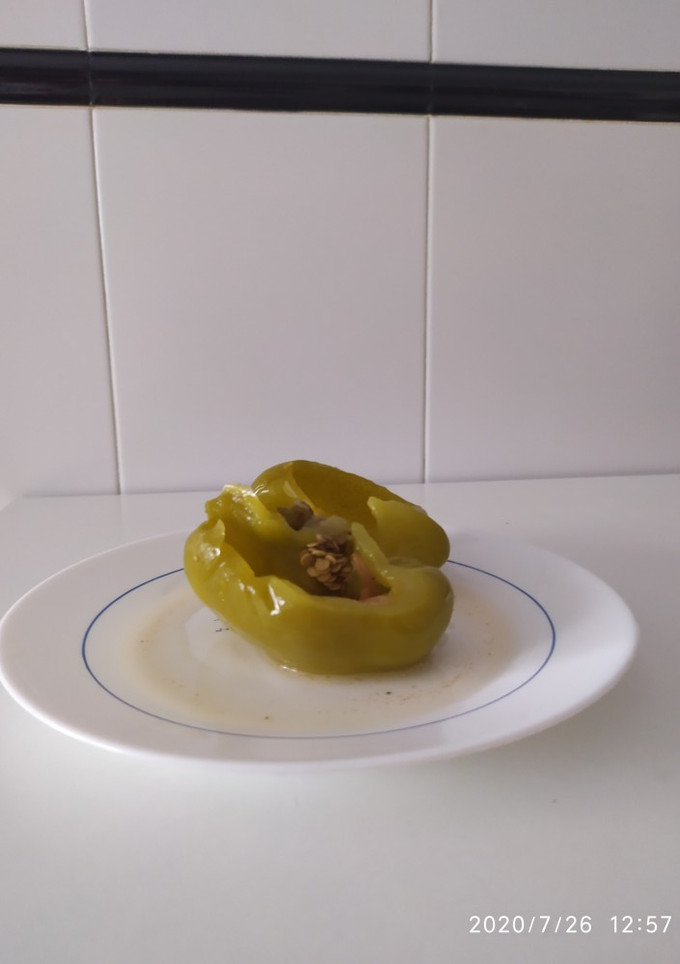 Una foto de Pimientos en adobo cartayero