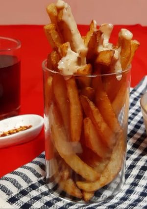 क्रीमी फ्राइज रेसिपी मुख्य फोटो
