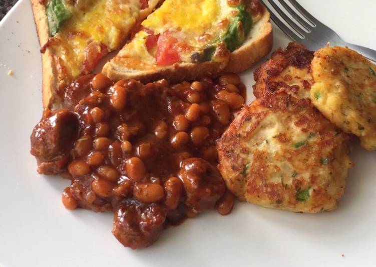 Steps to Make Any-night-of-the-week Cheesy Egg In hole toast