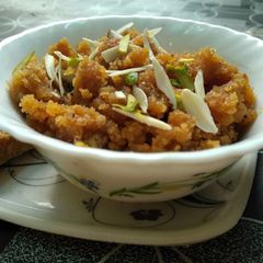 A picture of Moong Daal halwa iftaar special,.