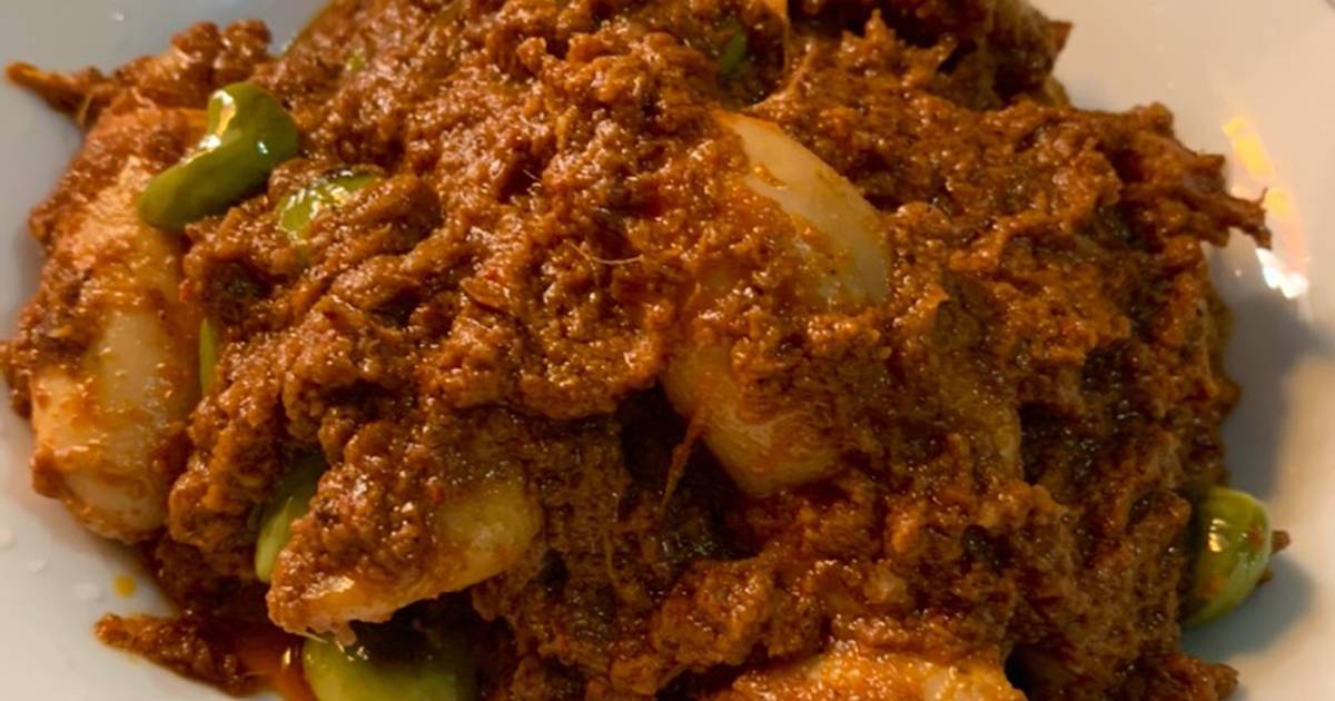 40 resep rendang bumbu pasar pedas enak dan mudah - Cookpad