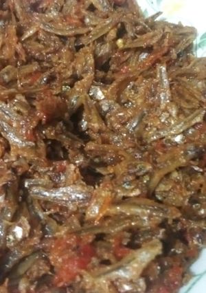 A picture of Fried omena.