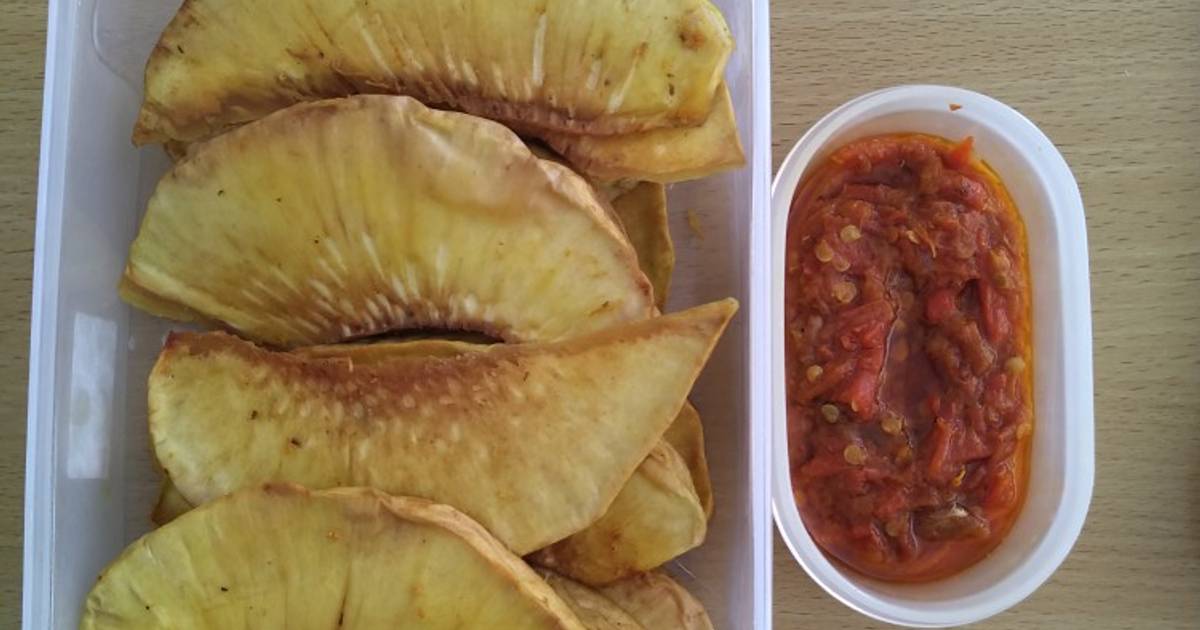 Resep Sukun Goreng Sambel Terasi Oleh Mughs Cookpad