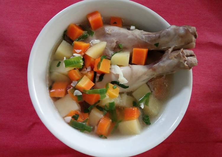 Cara mudah Membuat 162) Sup Ayam Jahe, Enak